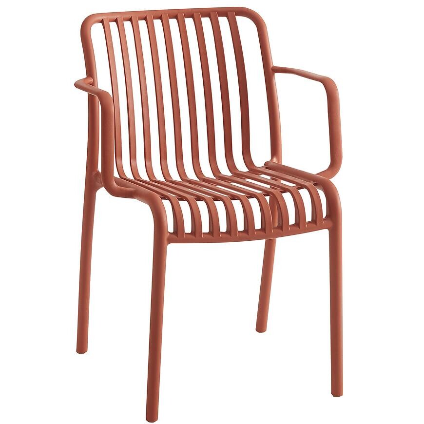 Záhradná stolička červená