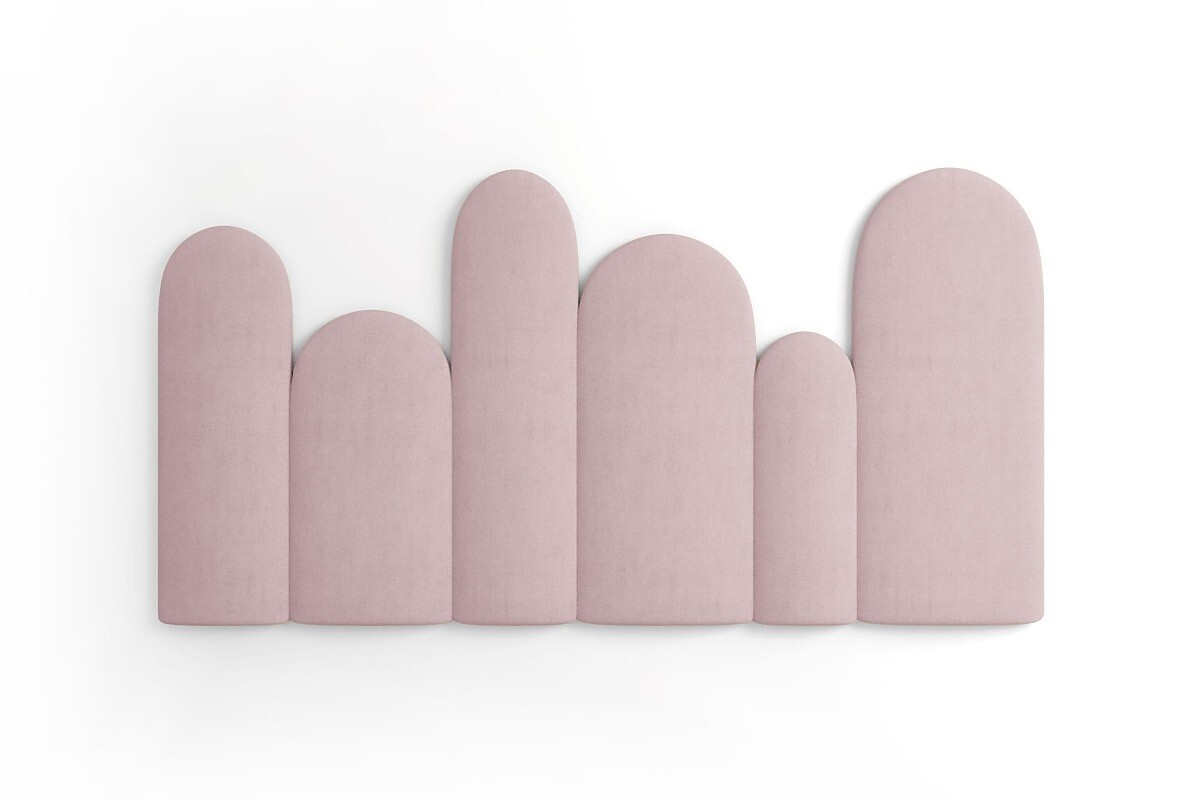 Čalúnené panely Trinity Plotek – ružové 01