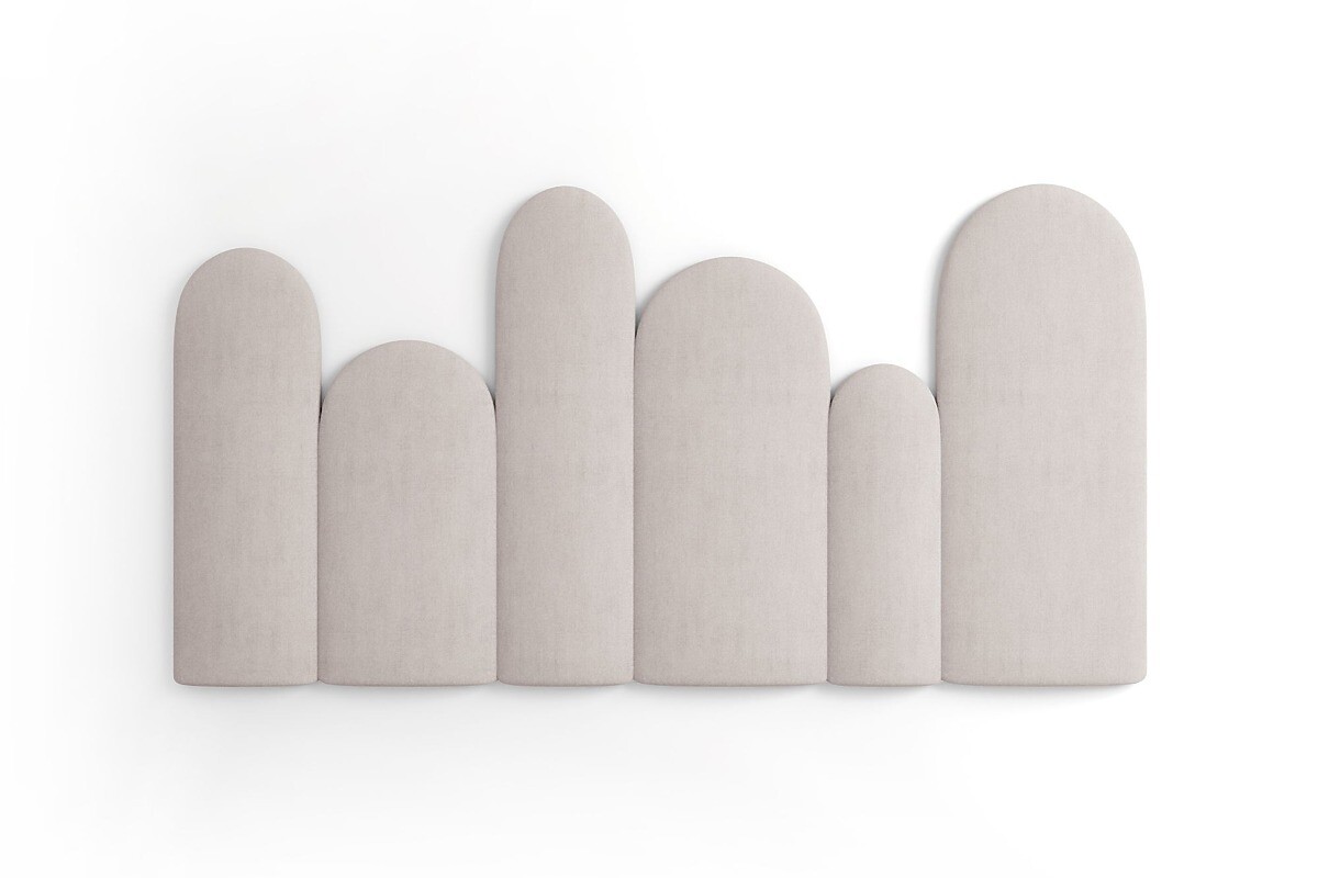 Čalúnené panely Trinity Plotek – krémová 01