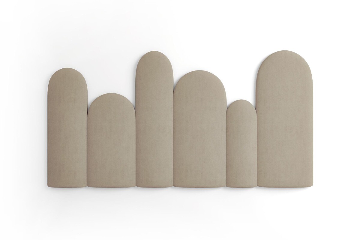 Čalúnené panely Trinity Plotek – svetlá béžová 01