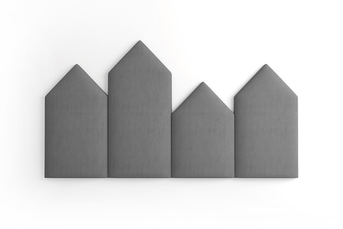 Čalúnené panely Trinity Špička – sivá 01