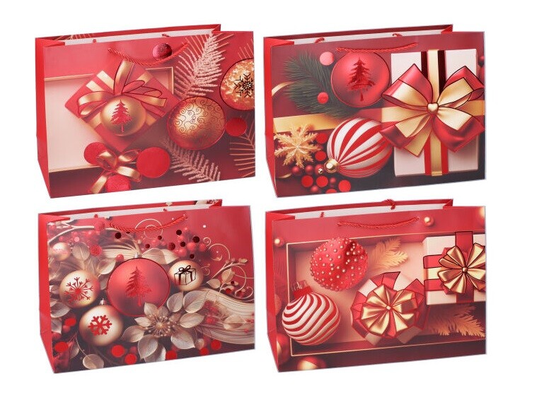 Darčeková taška vianočná 38,5x11x30cm