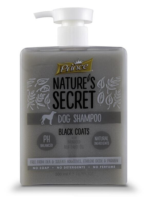 NATURE'S SECRET DOG SHAMPOO BLACK COATS 500ml