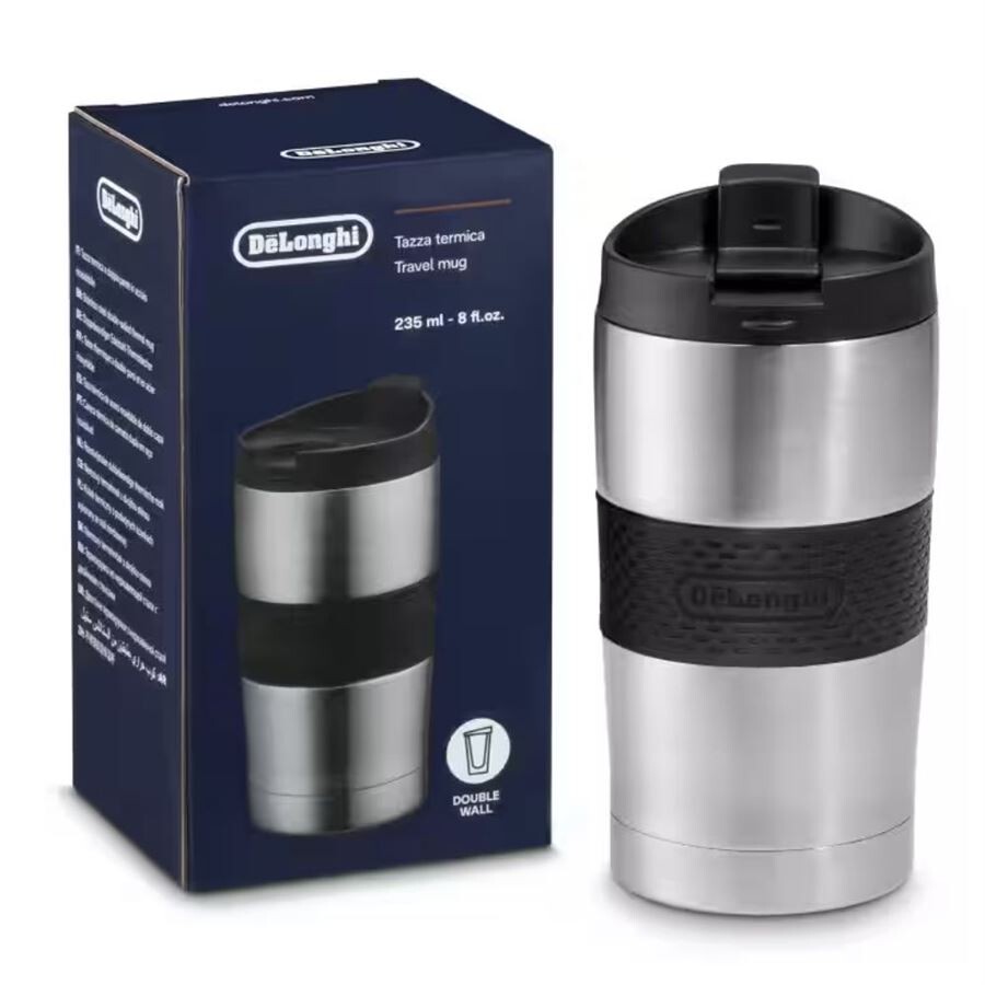 DeLonghi DLSC074 AS00003520 nerezový cestovný termohrnček 235 ml