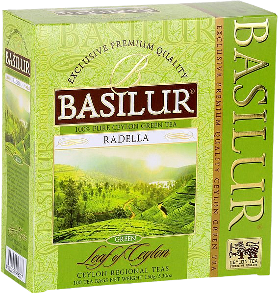 BASILUR Leaf of Ceylon Radella neprebal 100 ks