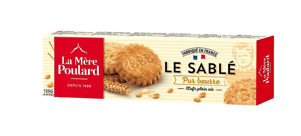 LA MÉRE POULARD Tradition Pure butter biscuit, papier 125 g