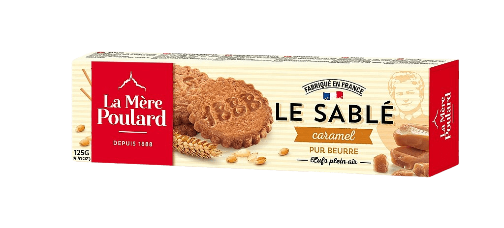 LA MÉRE POULARD Tradition Sablés Caramel, papier 125 g