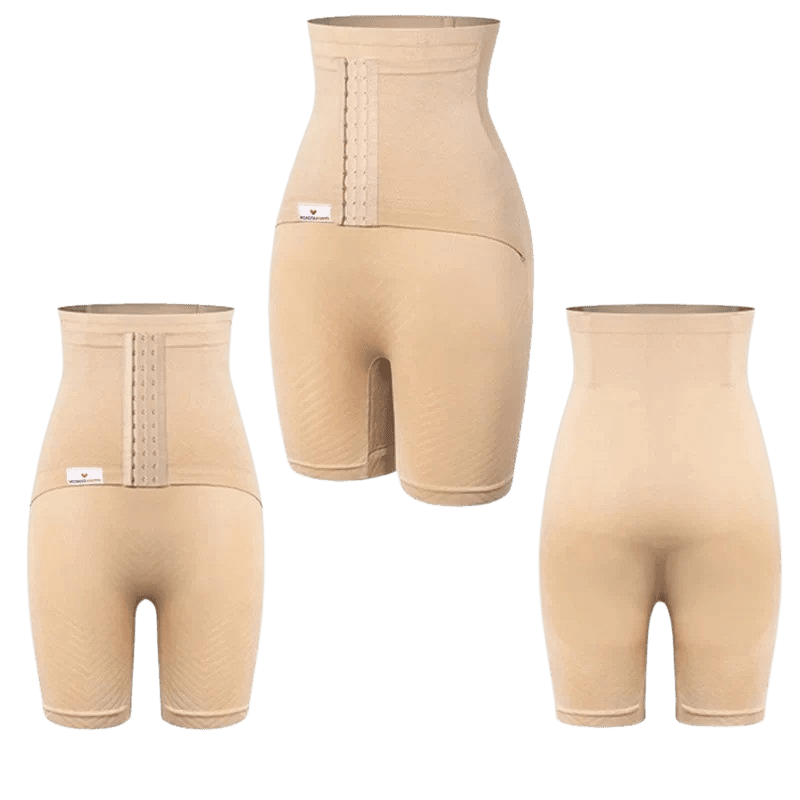 WONDERMOM Popôrodné sťahovacie nohavičky Belly Binder Beige veľ. S