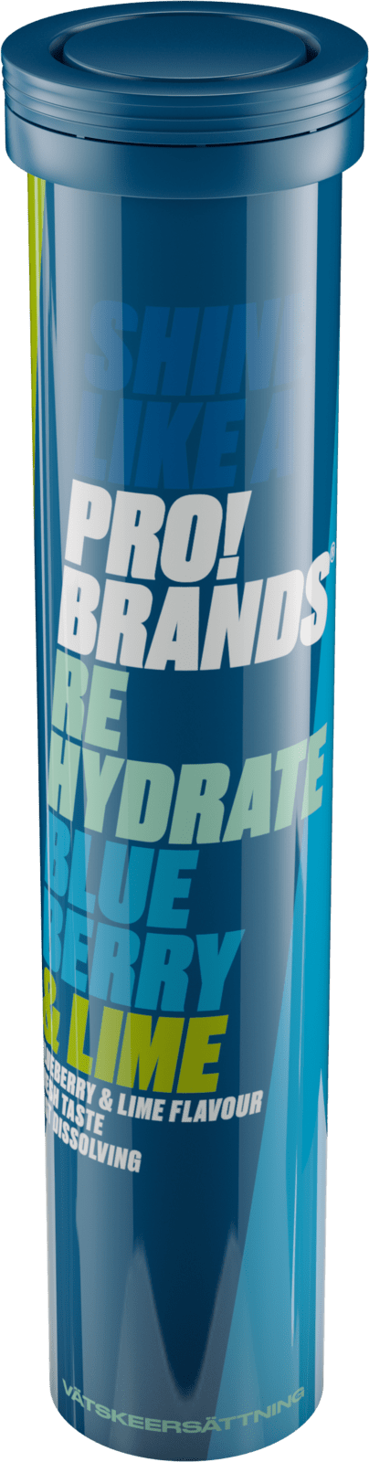 PROBRANDS Rehydrate - čučoriedka/limetka 80 g