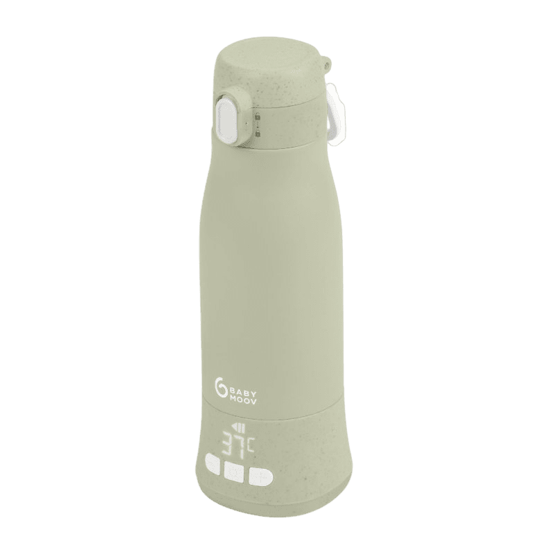BABYMOOV Cestovný ohrievač Moov & Feed Sage Green 340 ml