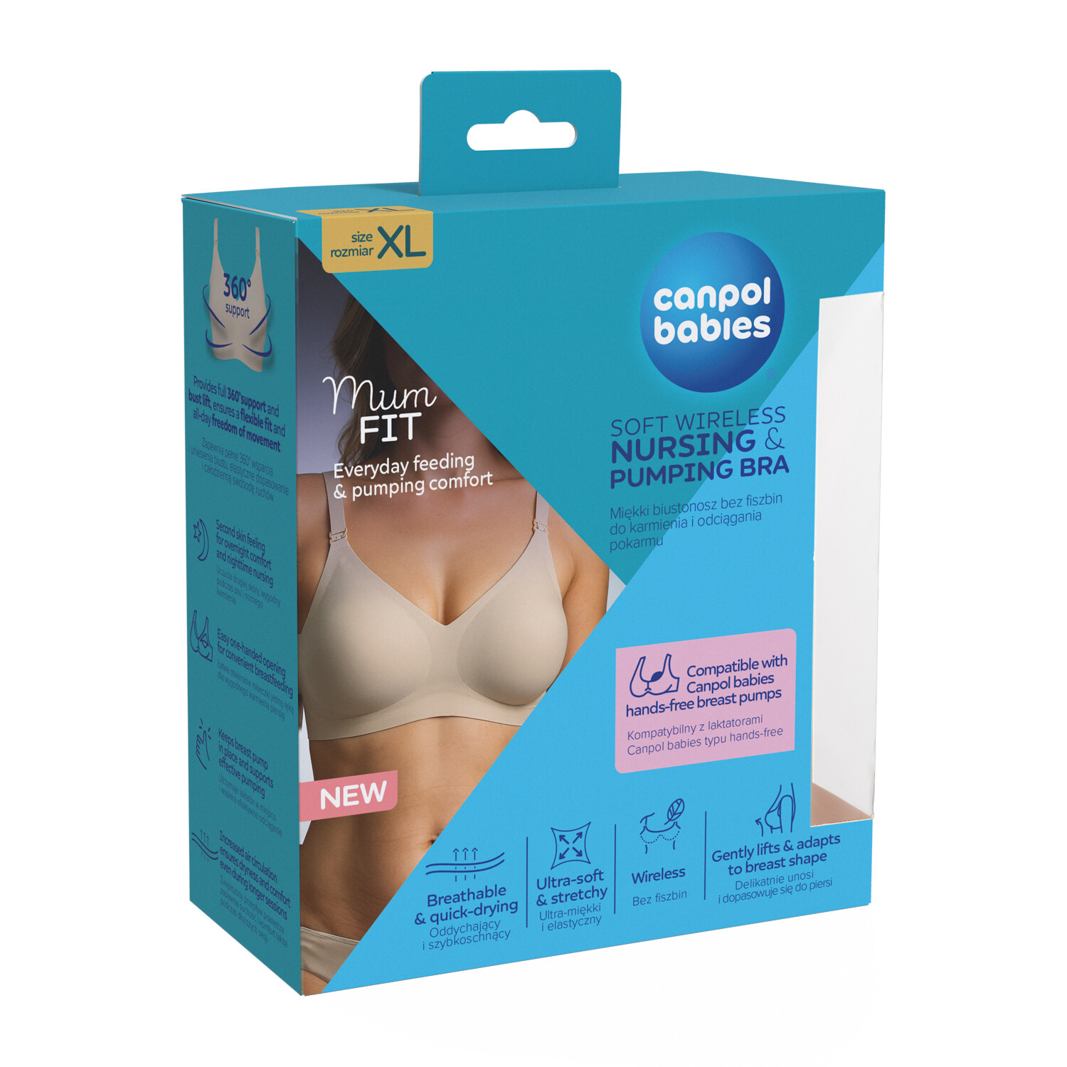CANPOL BABIES Podprsenka na dojčenie a odsávanie MumFIT 2XL