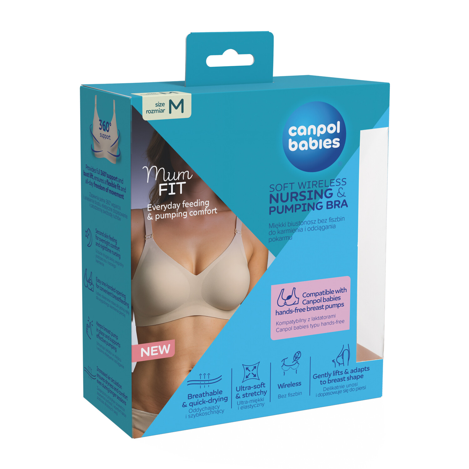 CANPOL BABIES Podprsenka na dojčenie a odsávanie MumFIT M