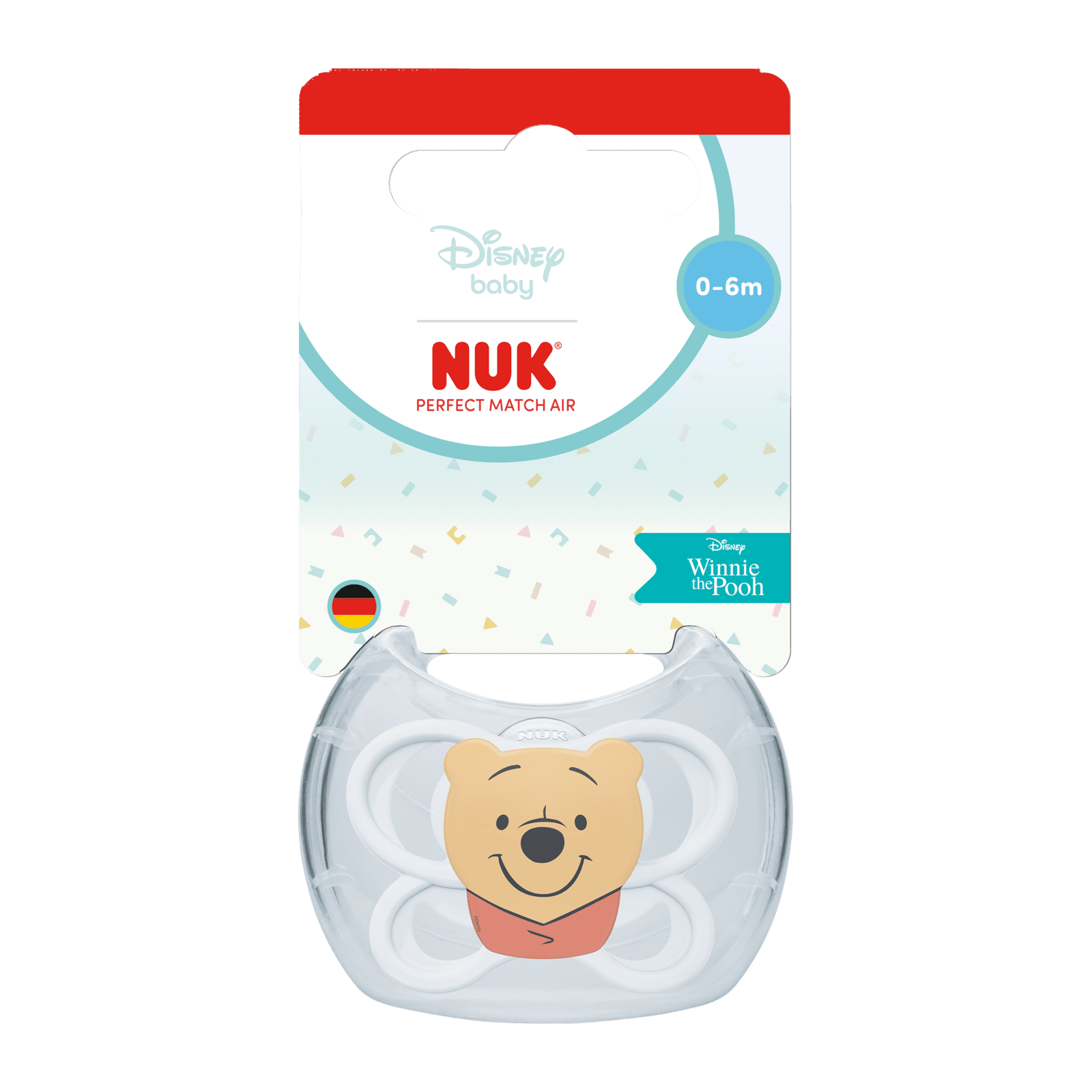 NUK Cumlík Perfect Match AIR DISNEY Medvídek Pú WHITE 0-6m