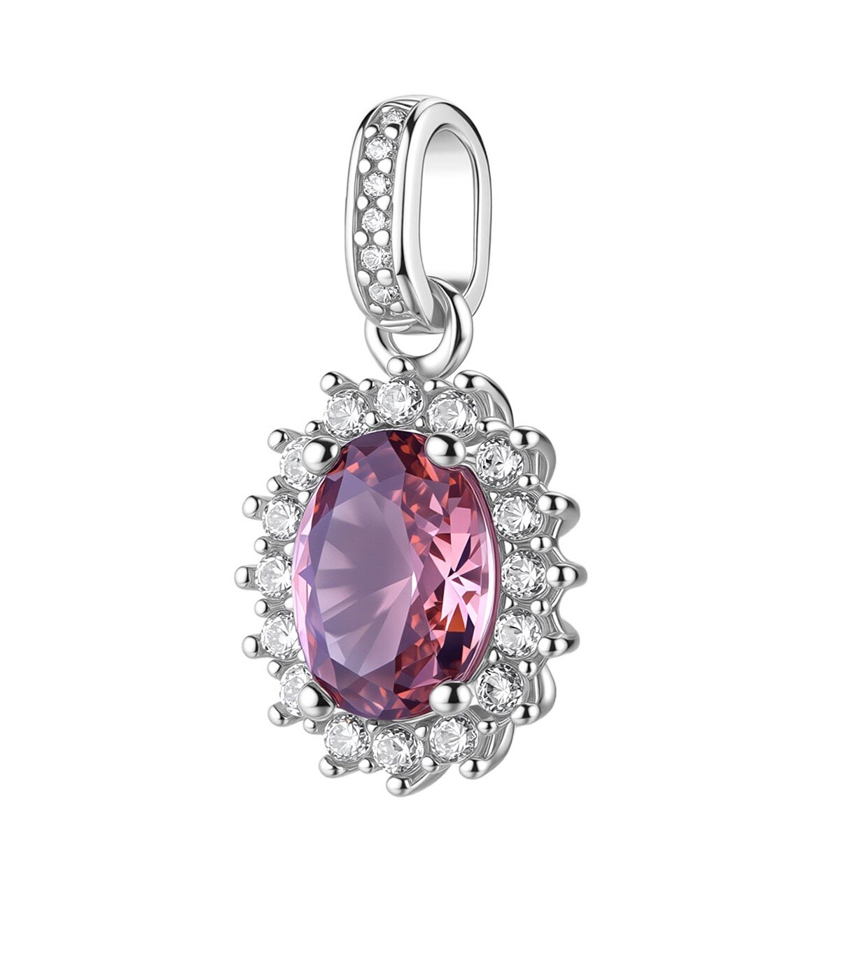 Brosway Elegantný strieborný prívesok Fancy Tender Pink FTP01