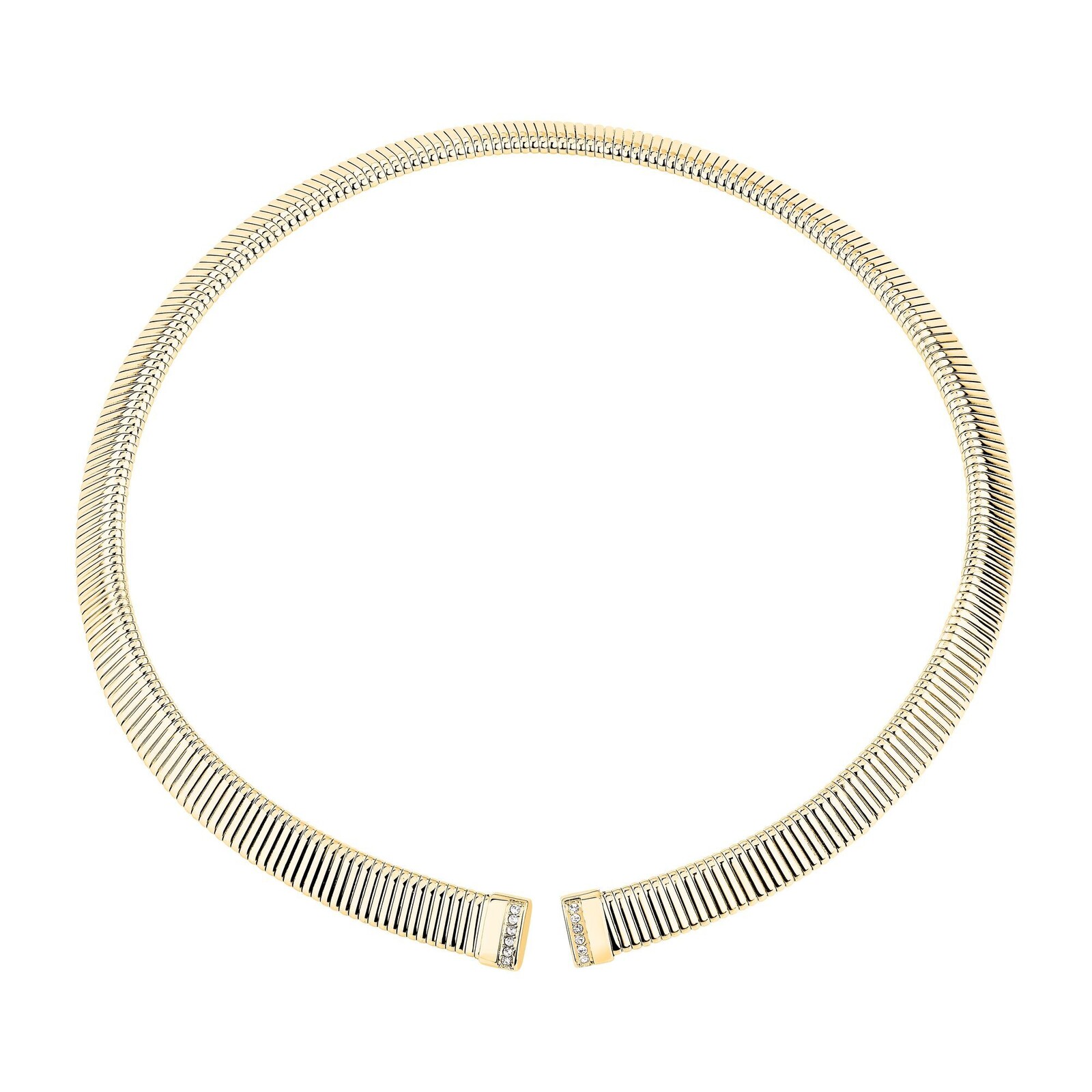 Morellato Pevný pozlátený náhrdelník s kryštálmi Onda SAZP01