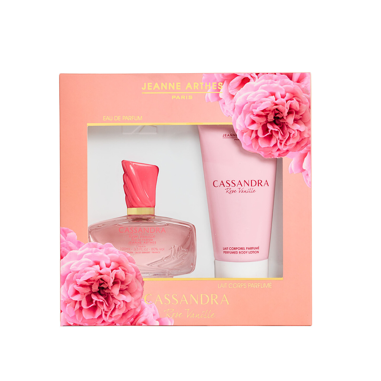 Jeanne Arthes Cassandra Rose Vanille – EDP 100 ml + telové mlieko 150 ml