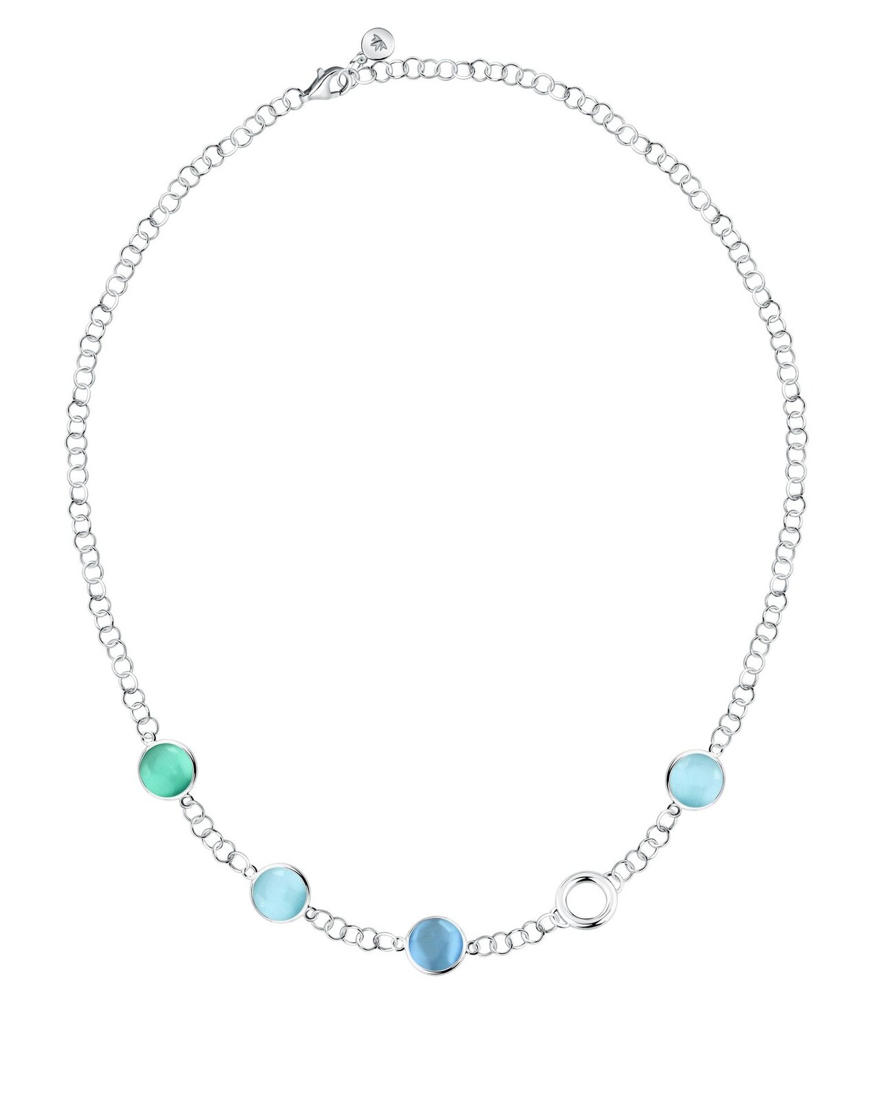 Morellato Štýlový strieborný náhrdelník s mačacím okom Venezia SAZM02