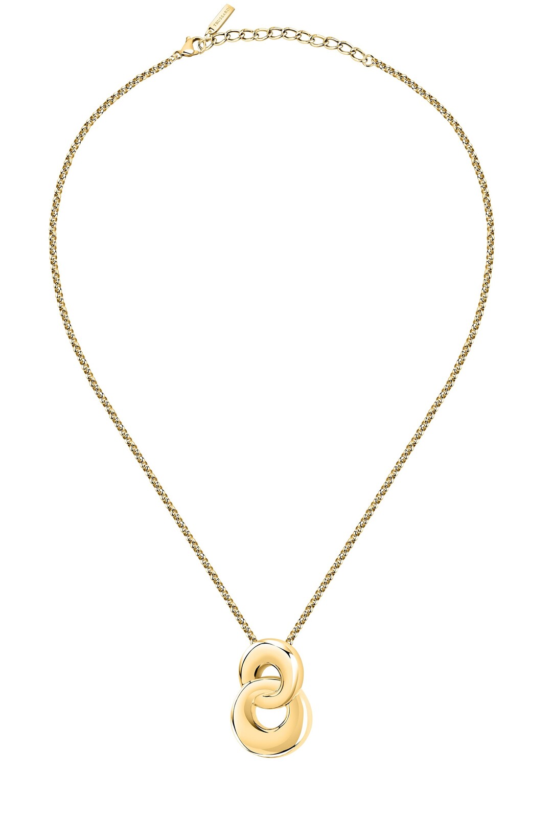 Trussardi Výrazný pozlátený náhrdelník pre ženy T-Bold TJBJV01