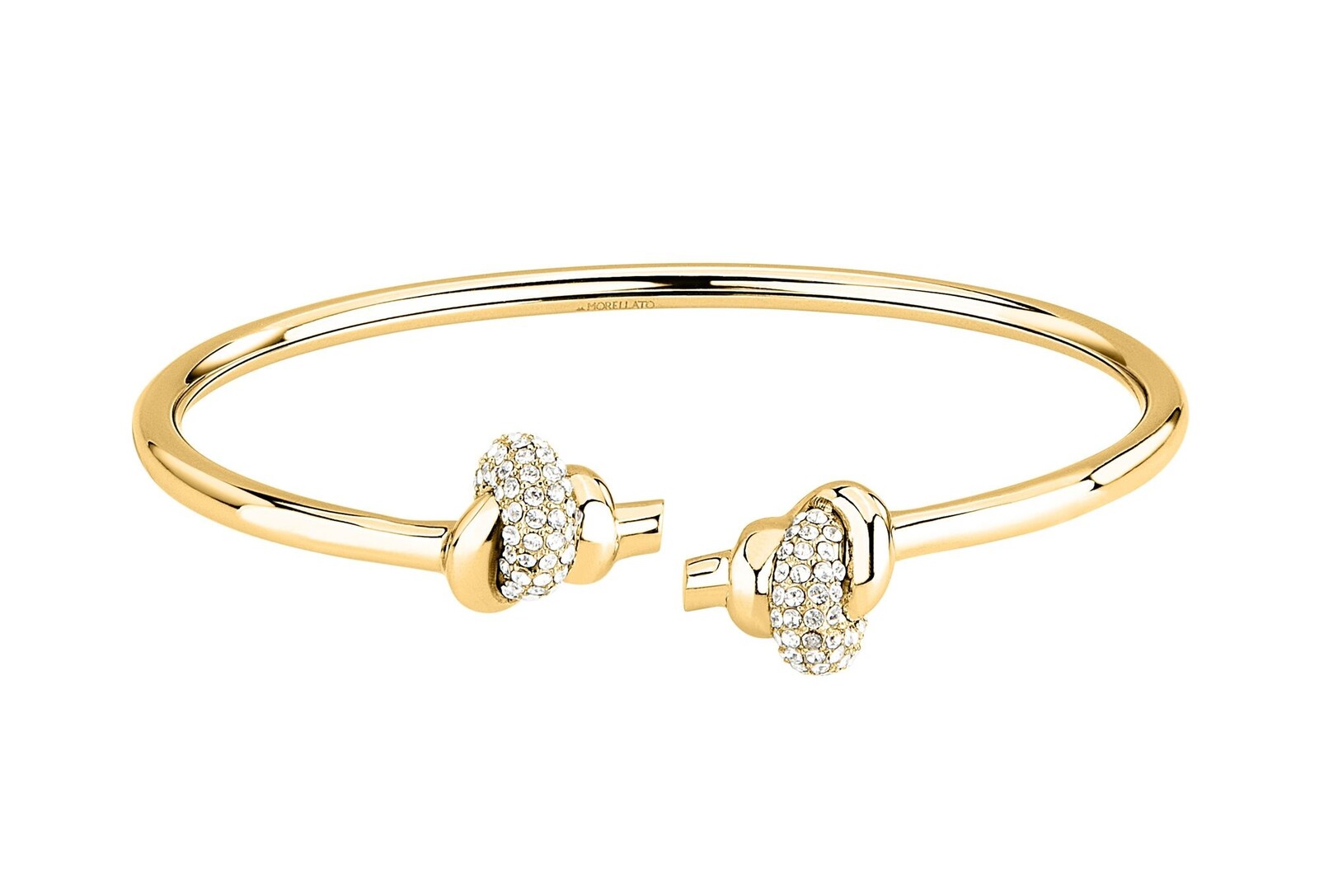 Morellato Štýlový pozlátený náramok Uzol s kryštálmi Legame SAZO09