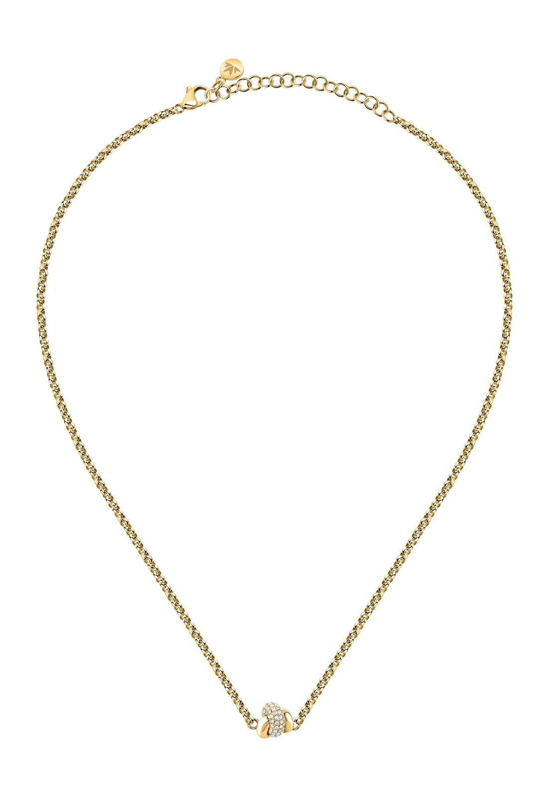 Morellato Elegantný pozlátený náhrdelník s kryštálmi Legame SAZO01