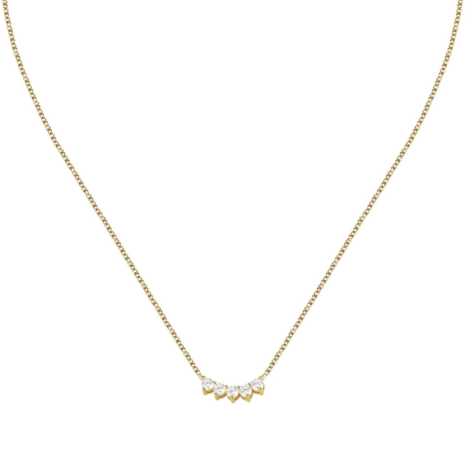 Morellato Pozlátený náhrdelník s kubickými zirkónmi Luminosa SAIW321
