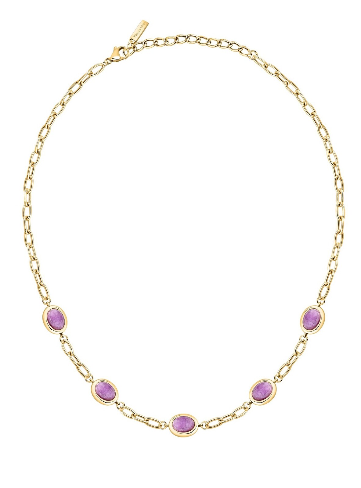 Trussardi Štýlový pozlátený náhrdelník pre ženy T-Concept TJAYY14