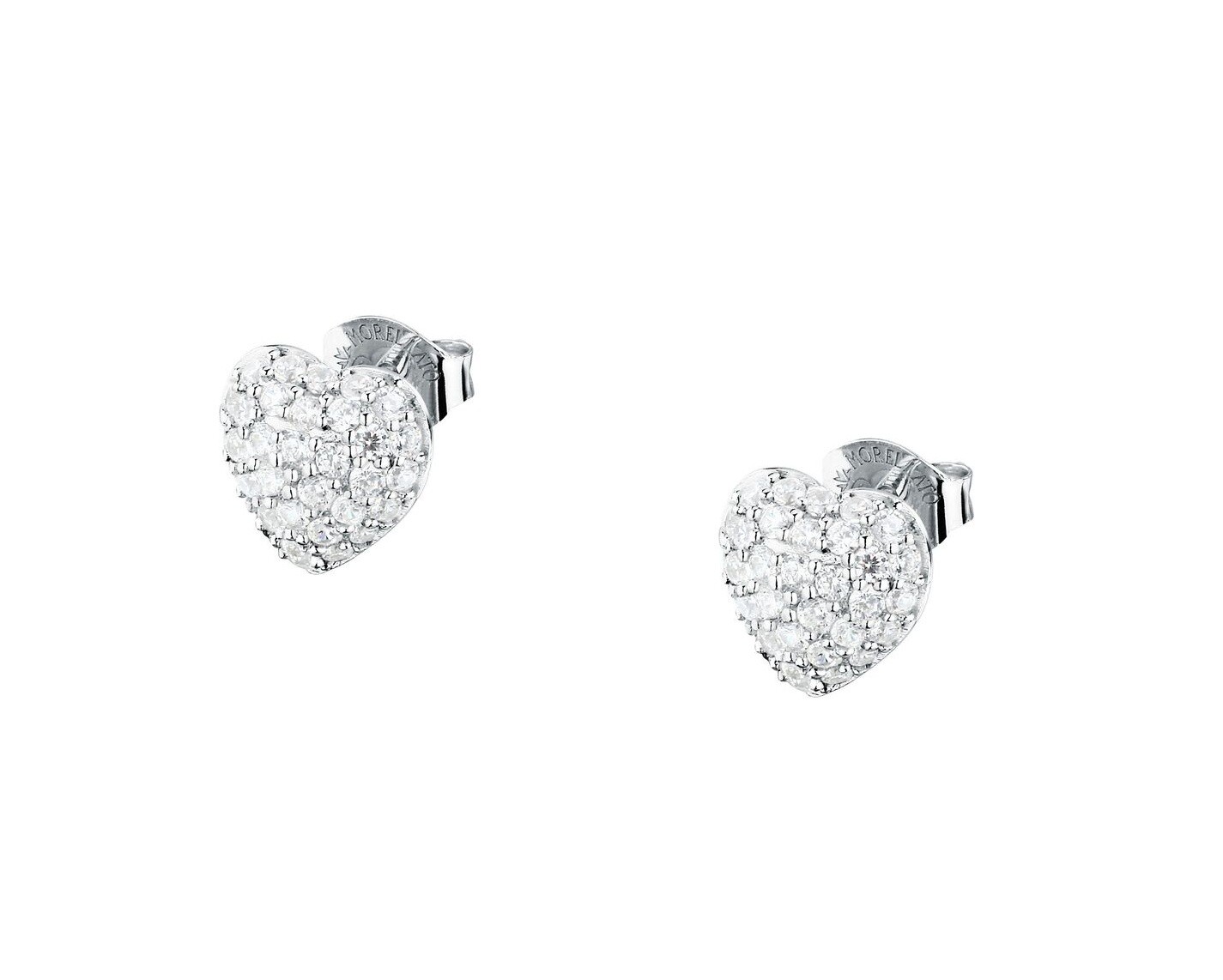 Morellato Nežné strieborné kôstky Srdiečka so zirkónmi Nobile SAZK04