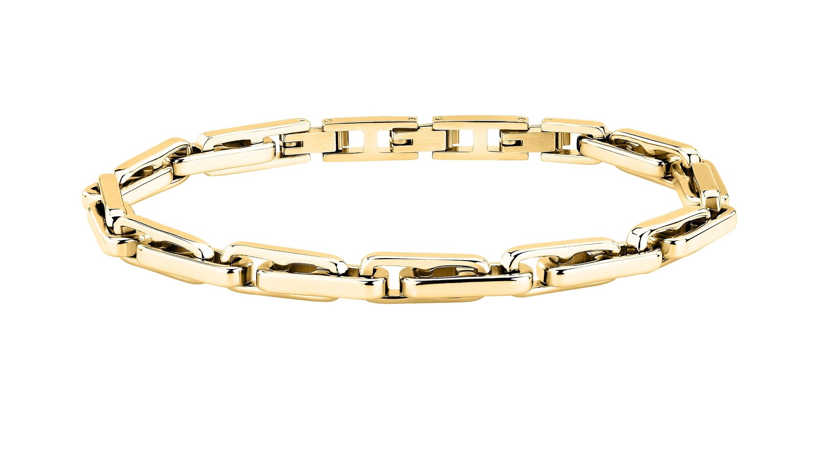 Trussardi Štýlový pozlátený náramok pre mužov T-Steel TJAXV51