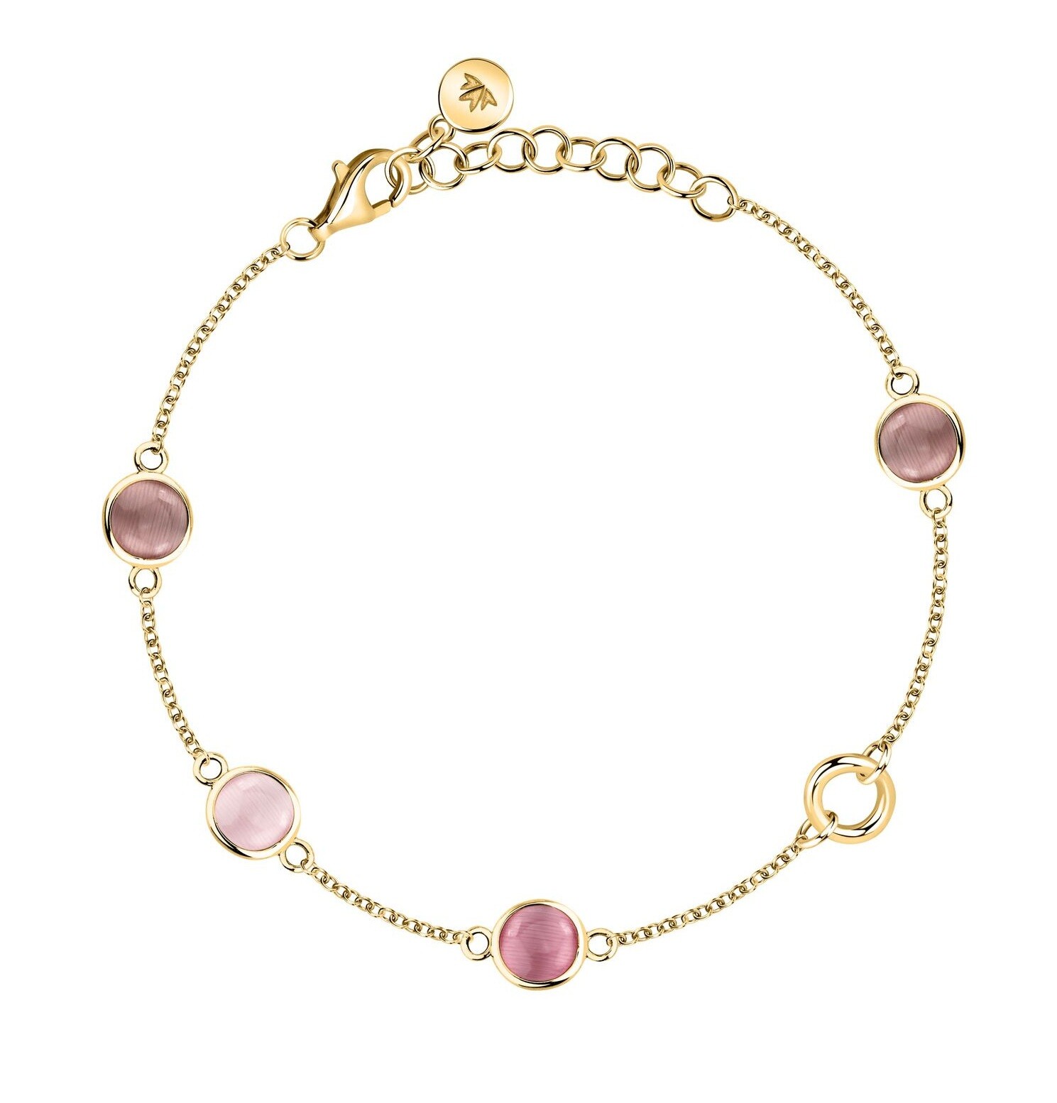 Morellato Hravý pozlátený náramok s mačacím okom Venezia SAZM17