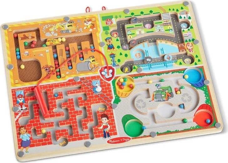 Drevené magnetické bludisto Labkovová Patrola