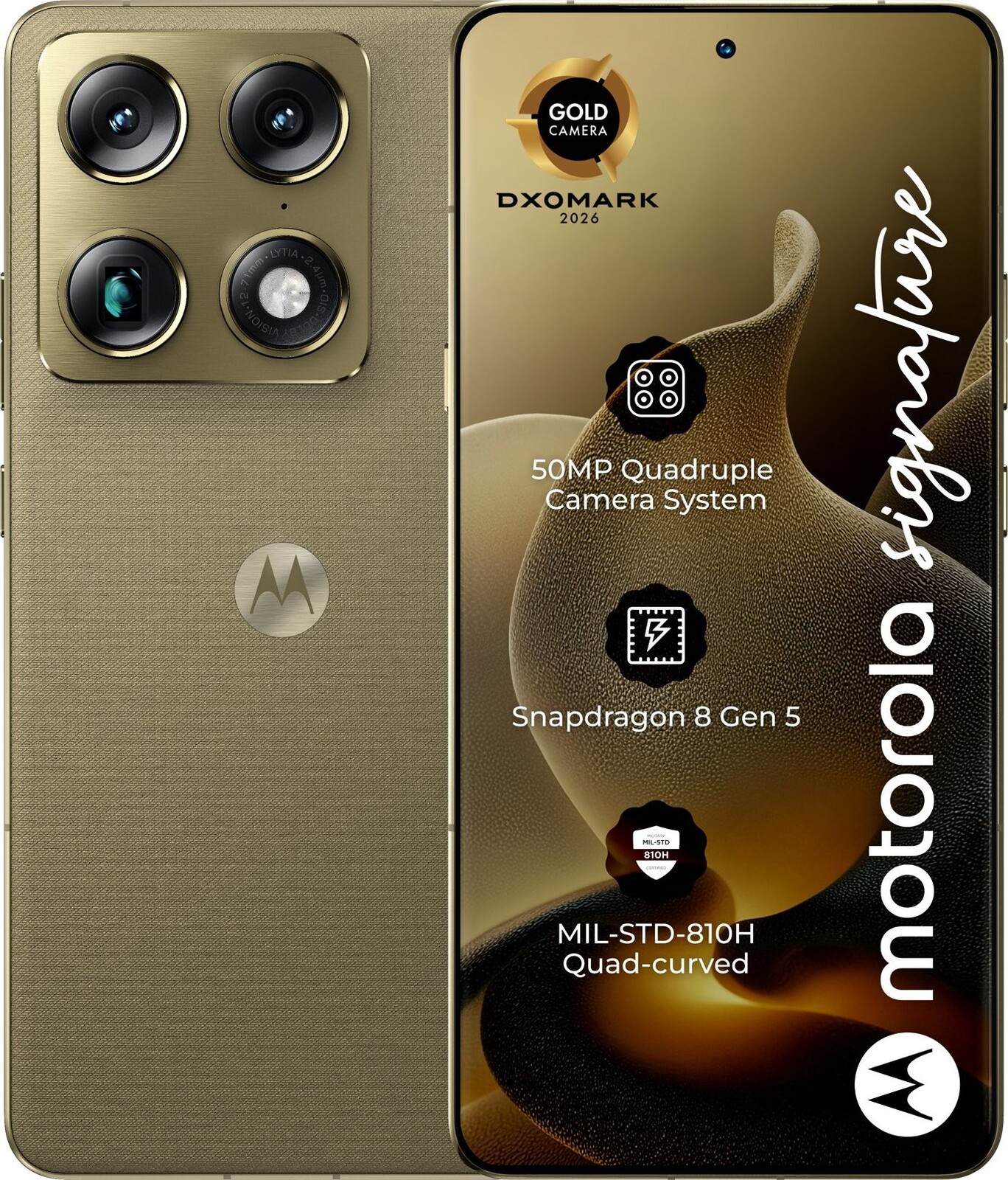 Motorola Signature 16 GB/512 GB Pantone Martini Olive