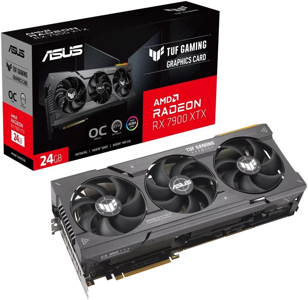 ASUS TUF GAMING Radeon RX 7900 XTX 24GB OC