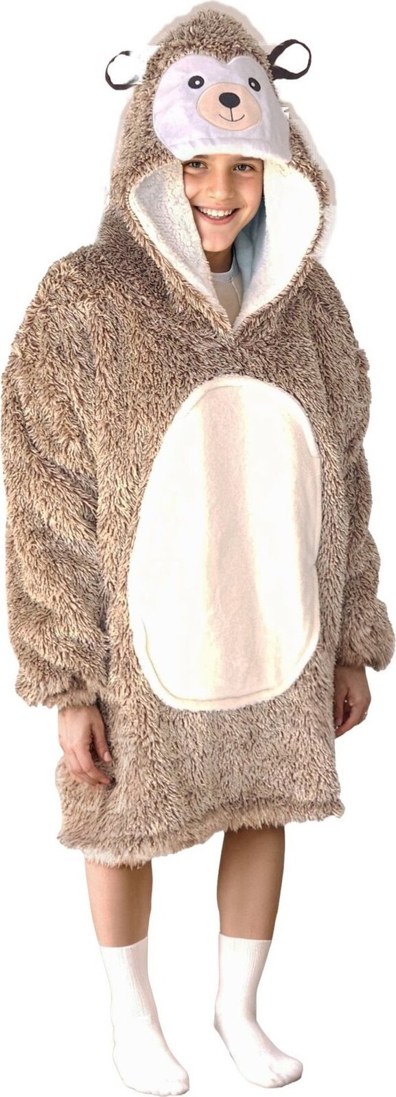 Cozy Noxxiez Ježko – hrejivá televízna mikinová deka 7 – 12 rokov