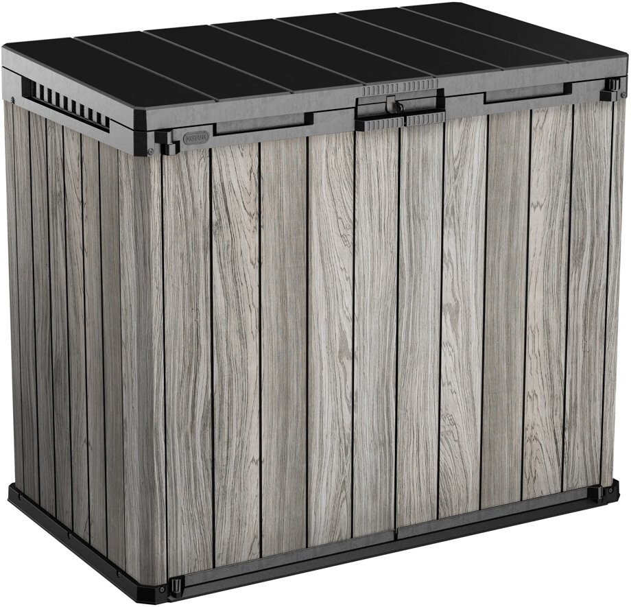 Keter Skrinka Deco horizontal Store it out, 1 150 l Ashwood