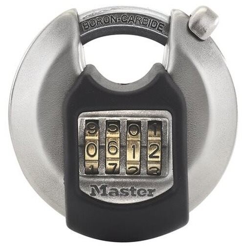 Master Lock Excell – 70 mm Kombinačný diskový visiaci zámok M40EURDNUM