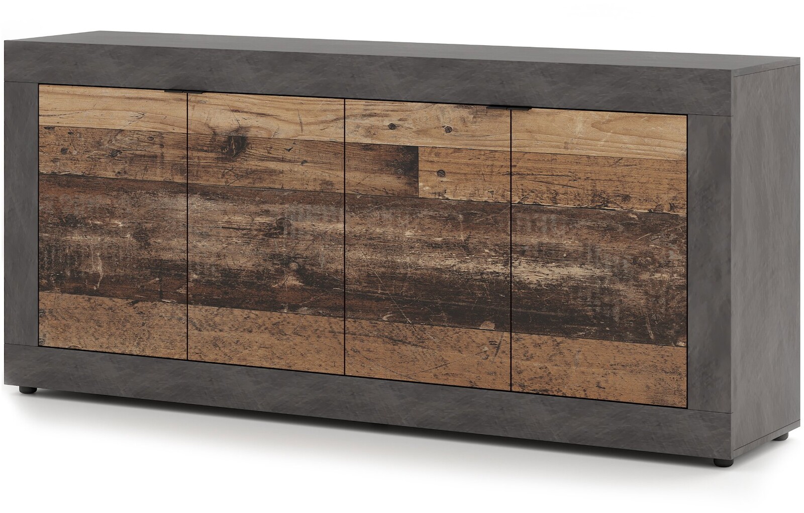 Komoda Lunea 4D, Matera/Old Style Dark, balík 2/2