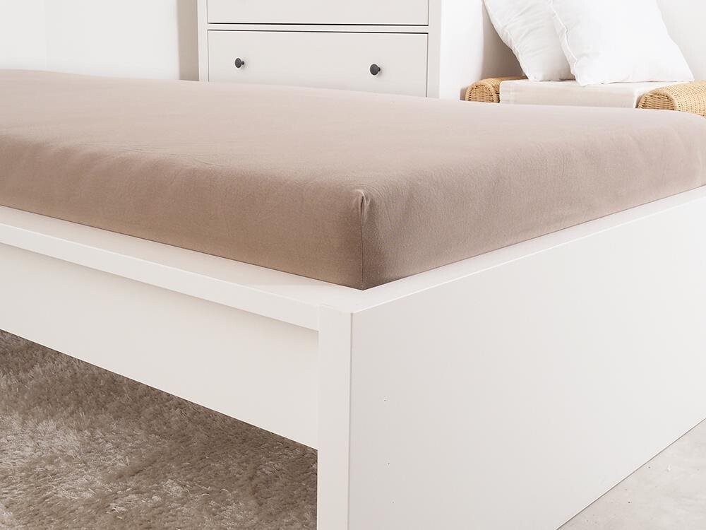 B.E.S. PETROVICE Plachta na posteľ detská JERSEY 70 × 140 cm, hnedý orech