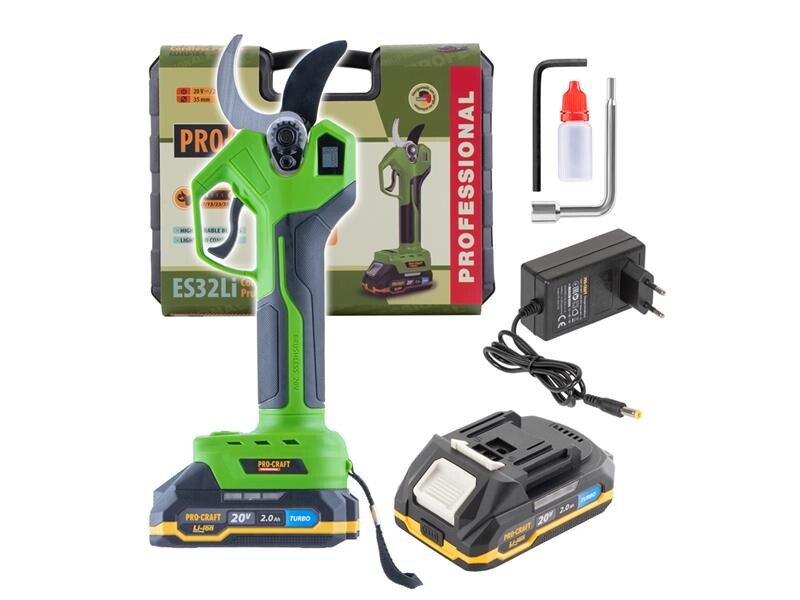 Nožnice záhradné AKU PROCRAFT ES32Li