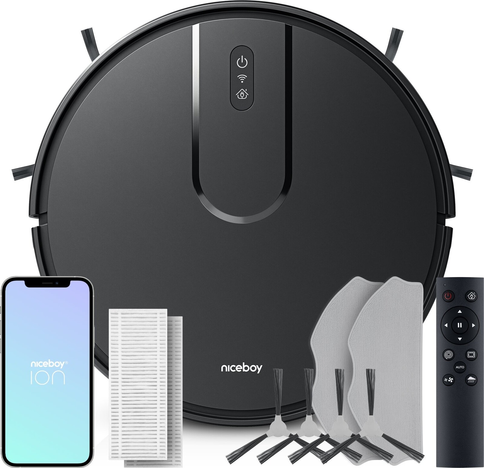 Niceboy Charles i4 Plus Čierny