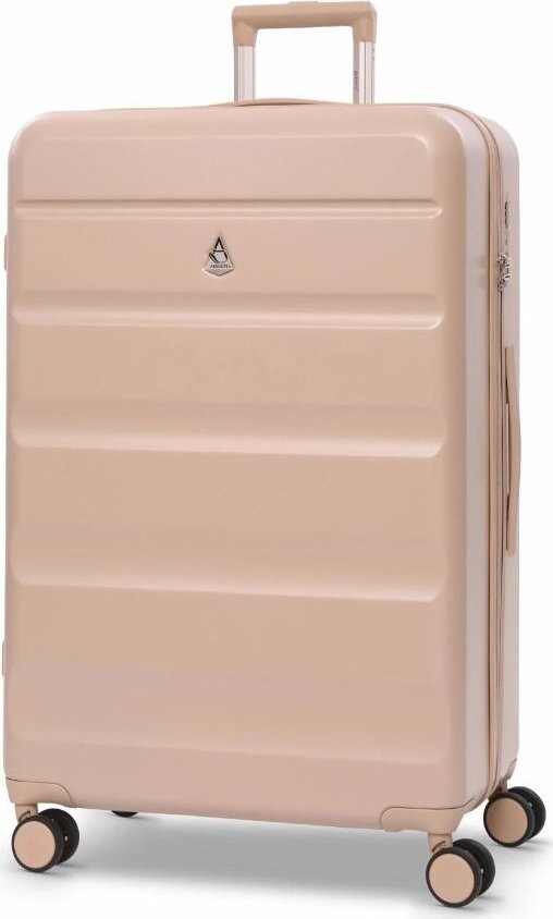 AEROLITE Plastový kufr T-635 L, béžový