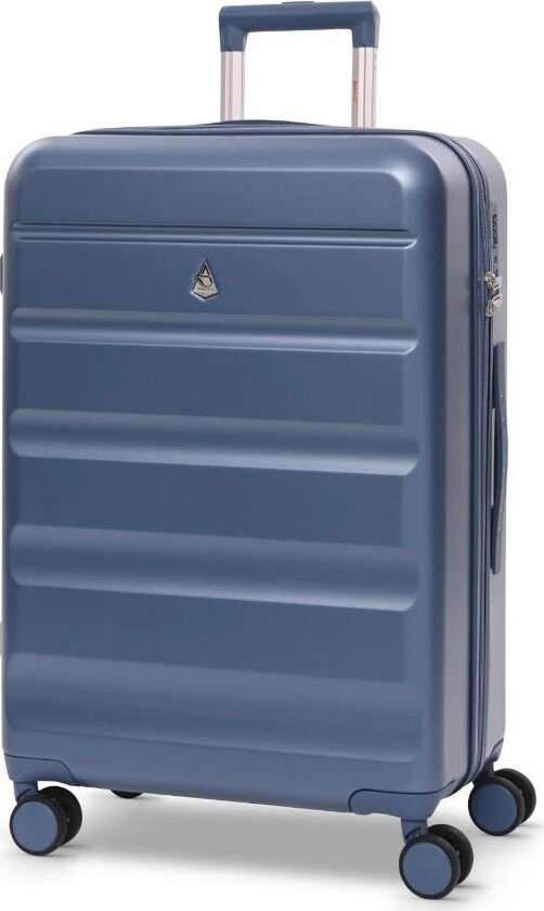 AEROLITE Plastový kufr T-635 M, modrý