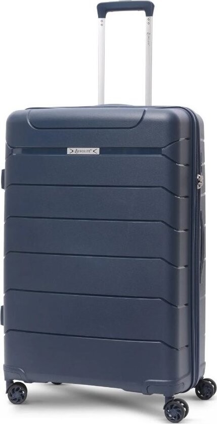 AEROLITE Plastový kufr T-155 L, tmavě modrý