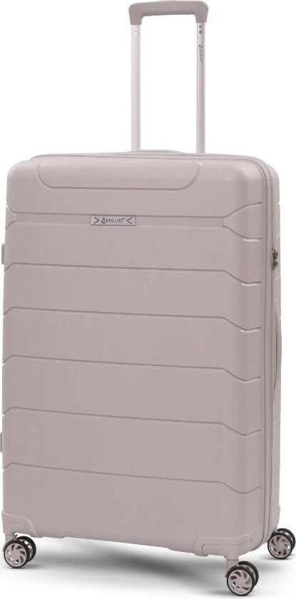 AEROLITE Plastový kufr T-155 L, béžový