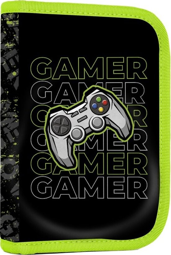 OXYBAG Penál 1patrový 2 chlopně, prázdný Gamer
