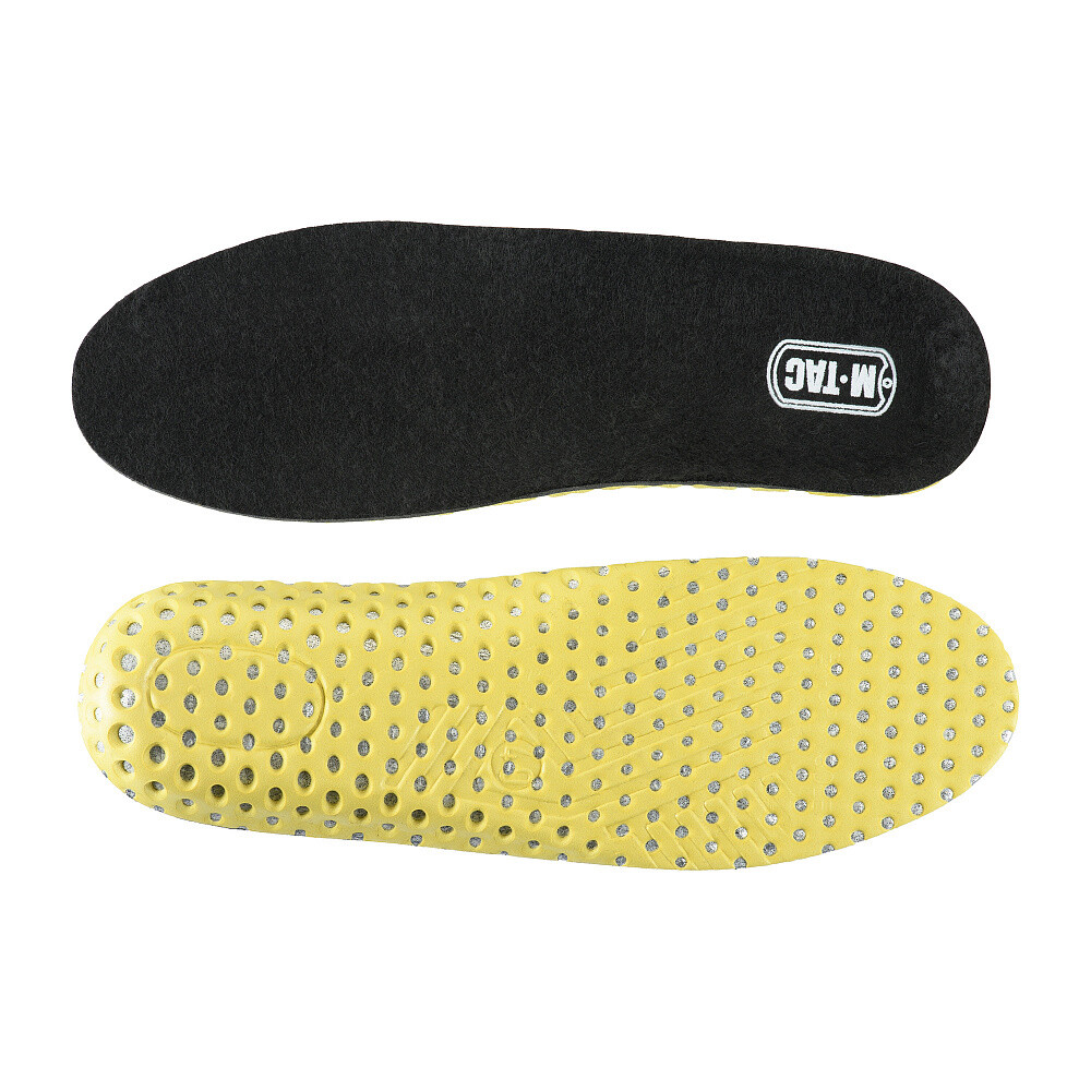 Vložky do topánok M-Tac Winter Insoles - čierne-žlté, 46