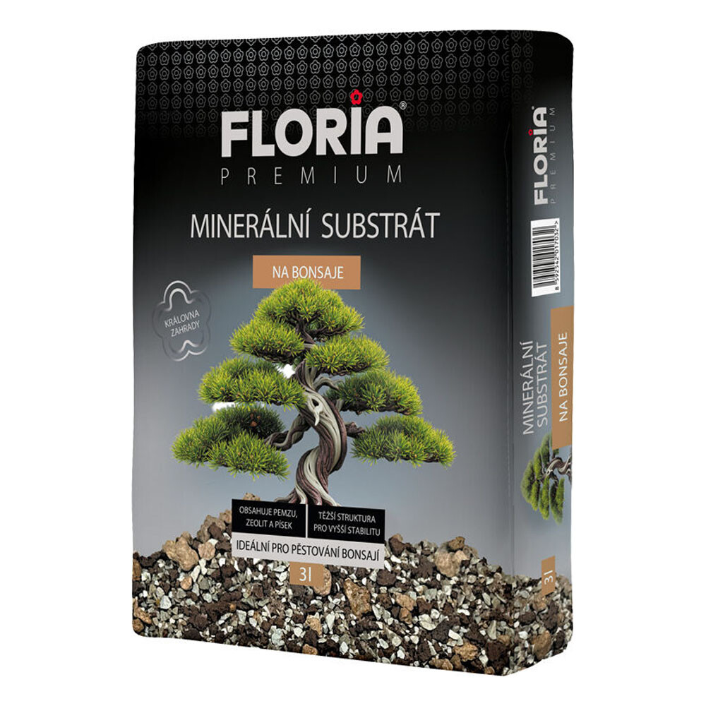 AGRO FLORIA PREMIUM Minerálny substrát na bonsaje 3 l