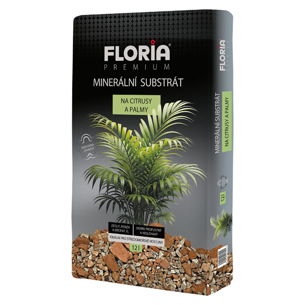 AGRO FLORIA PREMIUM Minerálny substrát na citrusy 12 l