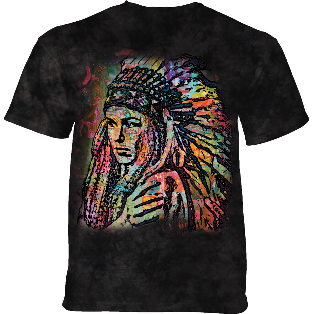 Tričko unisex The Mountain Tiva - čierne, 5XL