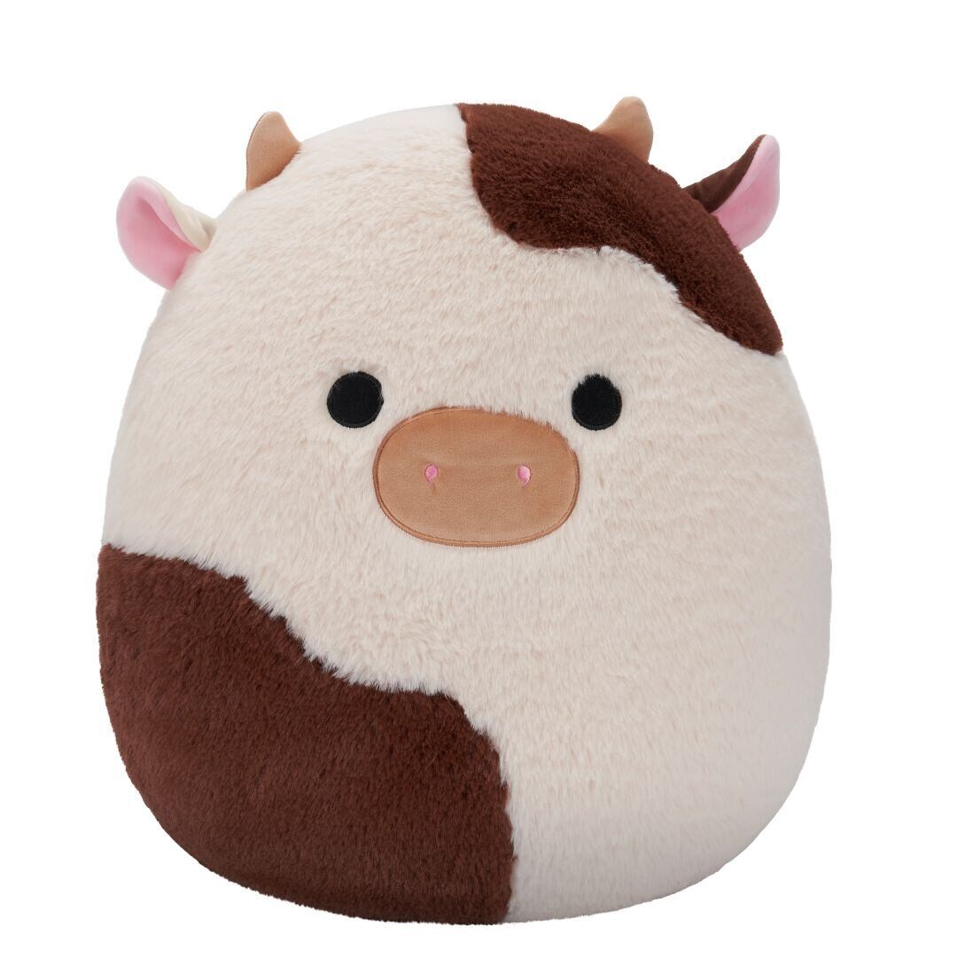 SQUISHMALLOWS Fuzzamallows Krava - Ronnie, 30 cm