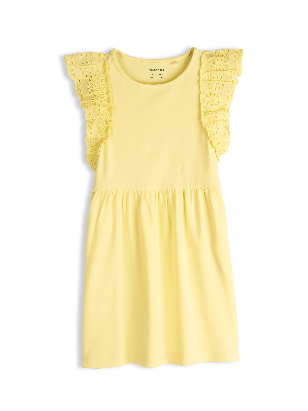 GATE Bavlnené džersejové šaty s madeirou